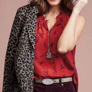 Cabi Red Blouse Tank